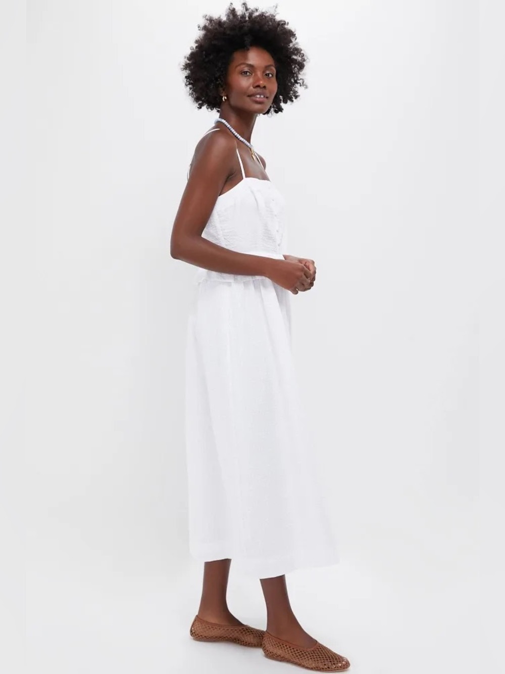 TUCKERNUCK White Shadow Seersucker Maddy Dress - Picture 6 of 10